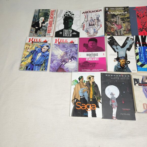 Graphic Novels Lot Manga Comic Book Books Plat Ascender Sandman Akira Happy - Picture 7 of 16